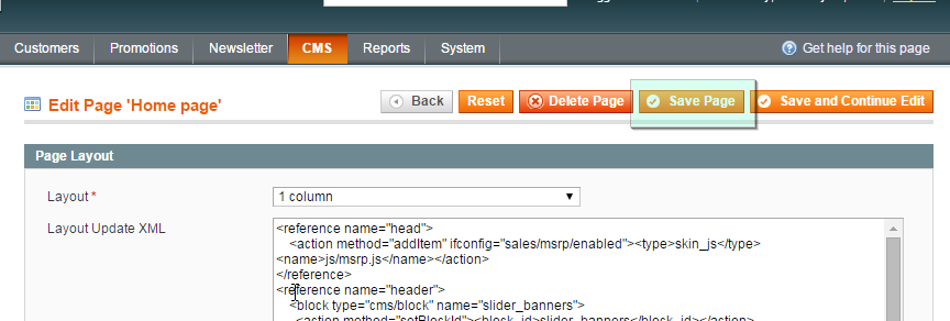 magento_how_to_install_sample_pages_manually_6