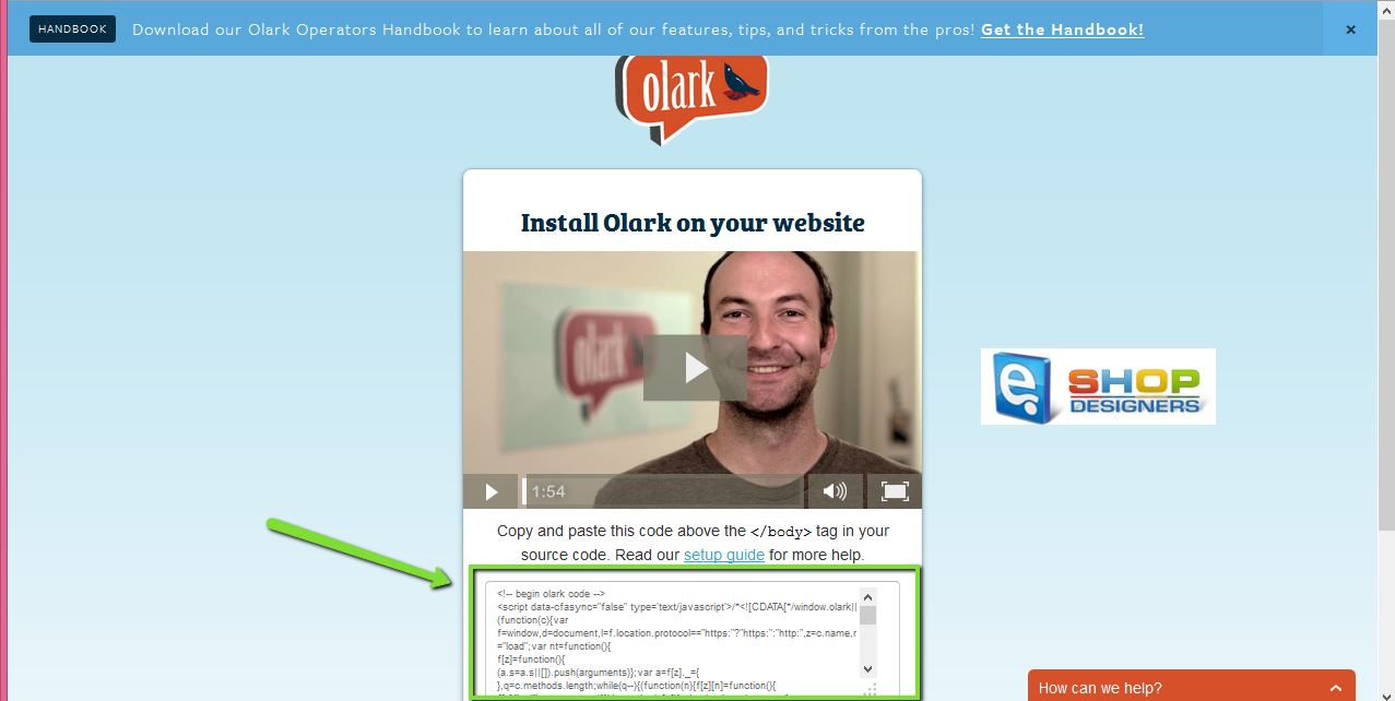 Magento_How_to_activate_Olark_live_chat_feature_1