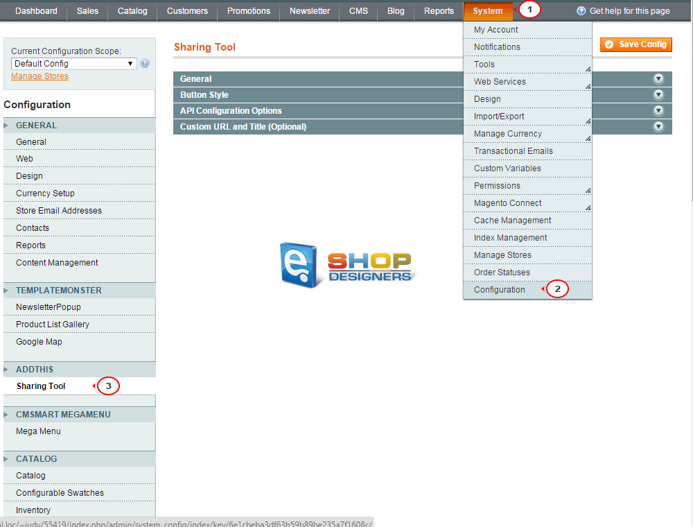 Magento_How_to_manage_social_media_sharing_icons_1