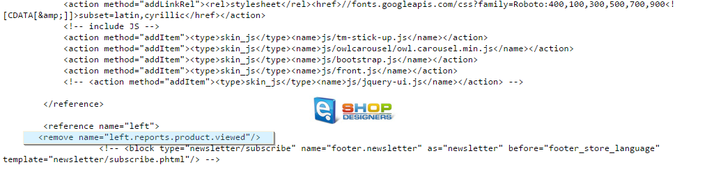 Magento_How_to_remove_Recently_viewed_products_block_2